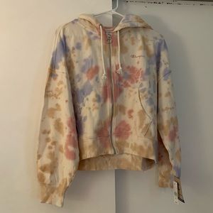 Pastel Tye-dye Champion Jacket